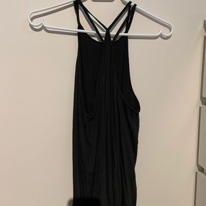 hollister dark gray tank top